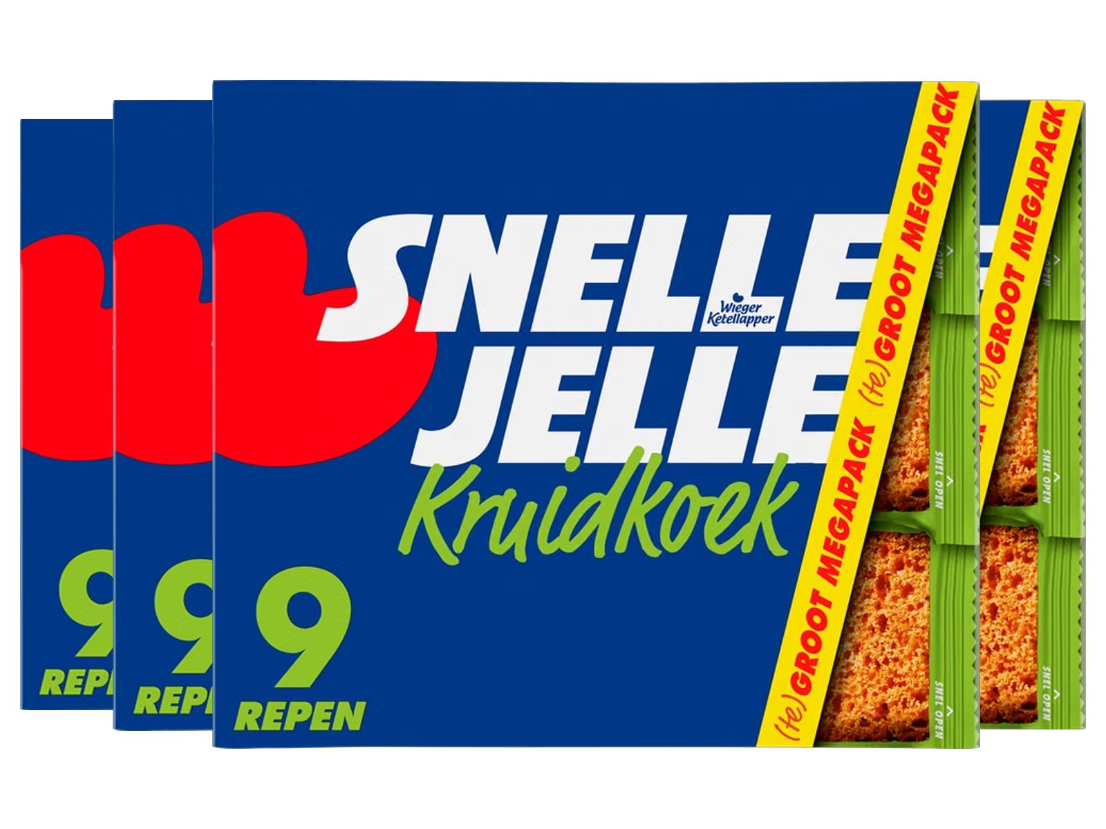 36x Snelle Jelle Kruidkoek Naturel, 65 g
