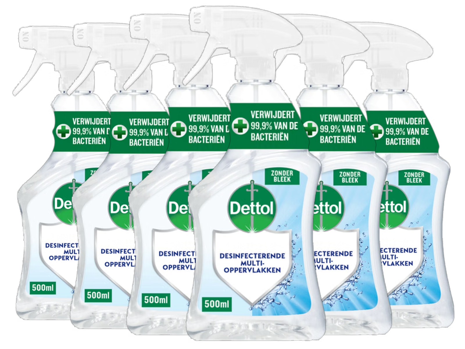 6x Dettol Hygiënische Multi-Reiniger Spray, 500 ml