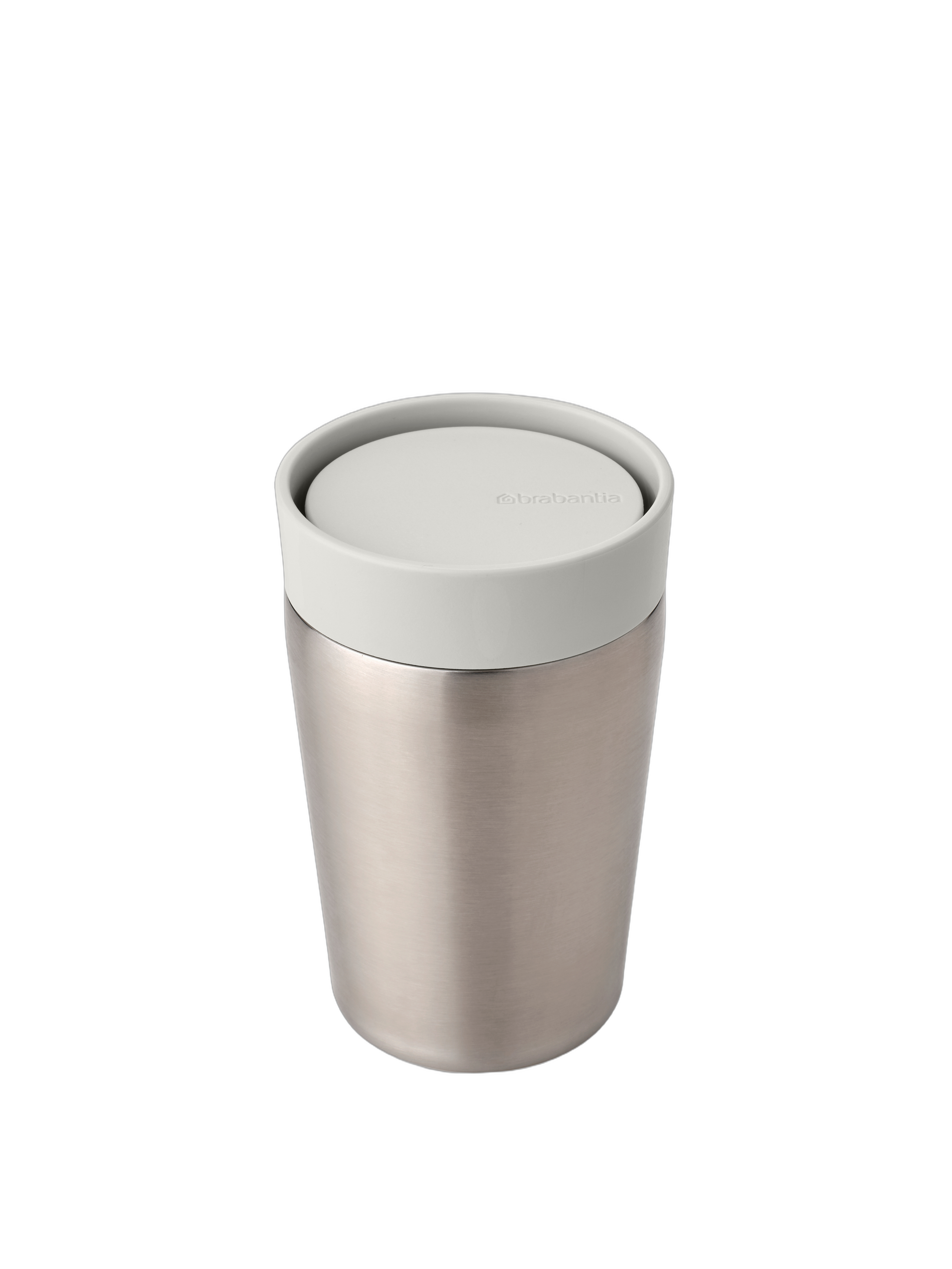 2x Brabantia Make & Take Isoleerbeker, 0,2 liter, Lichtgrijs