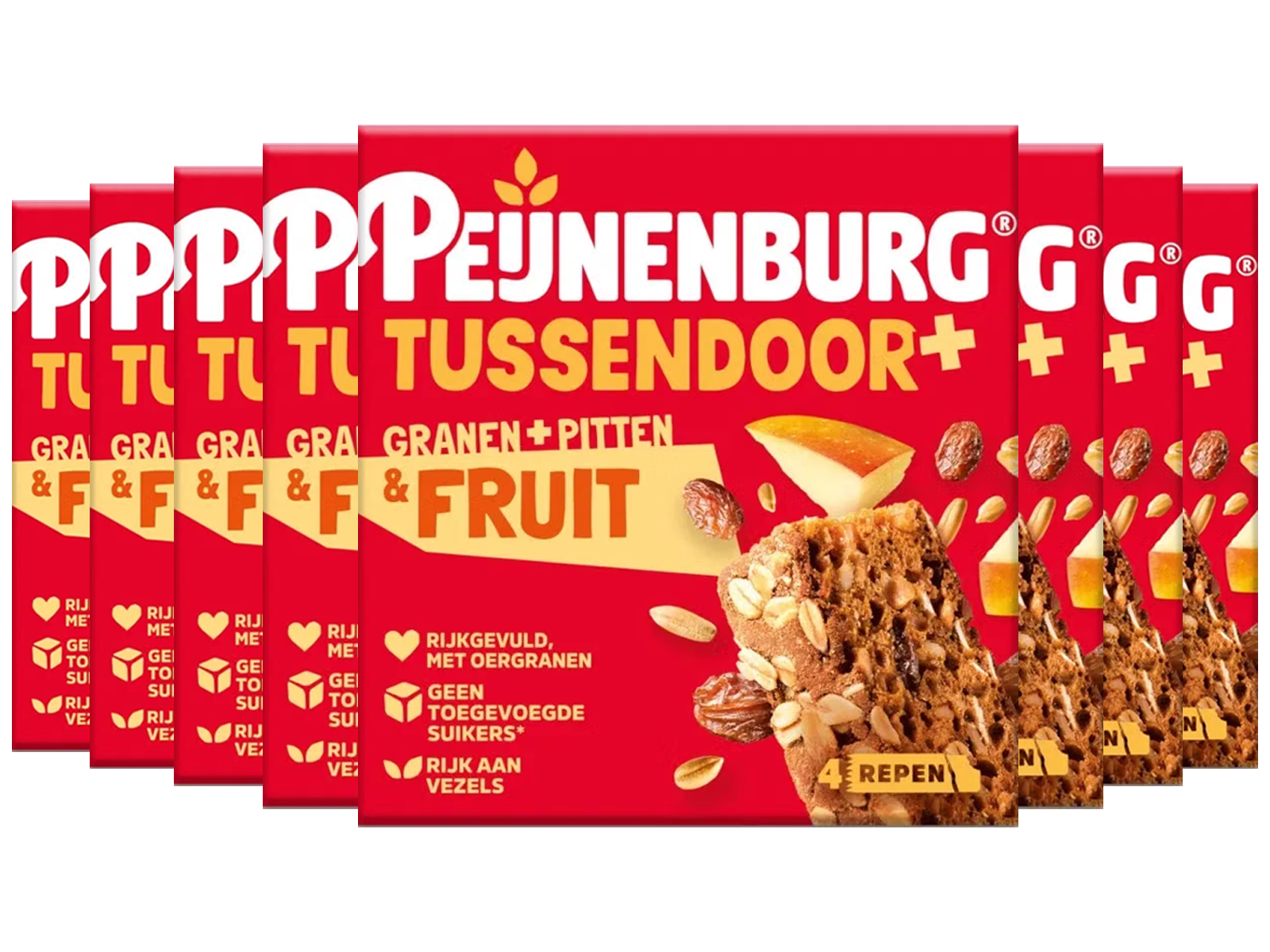 32x Peijnenburg Tussendoor Reep Granen + Pitten & Fruit , 37 g
