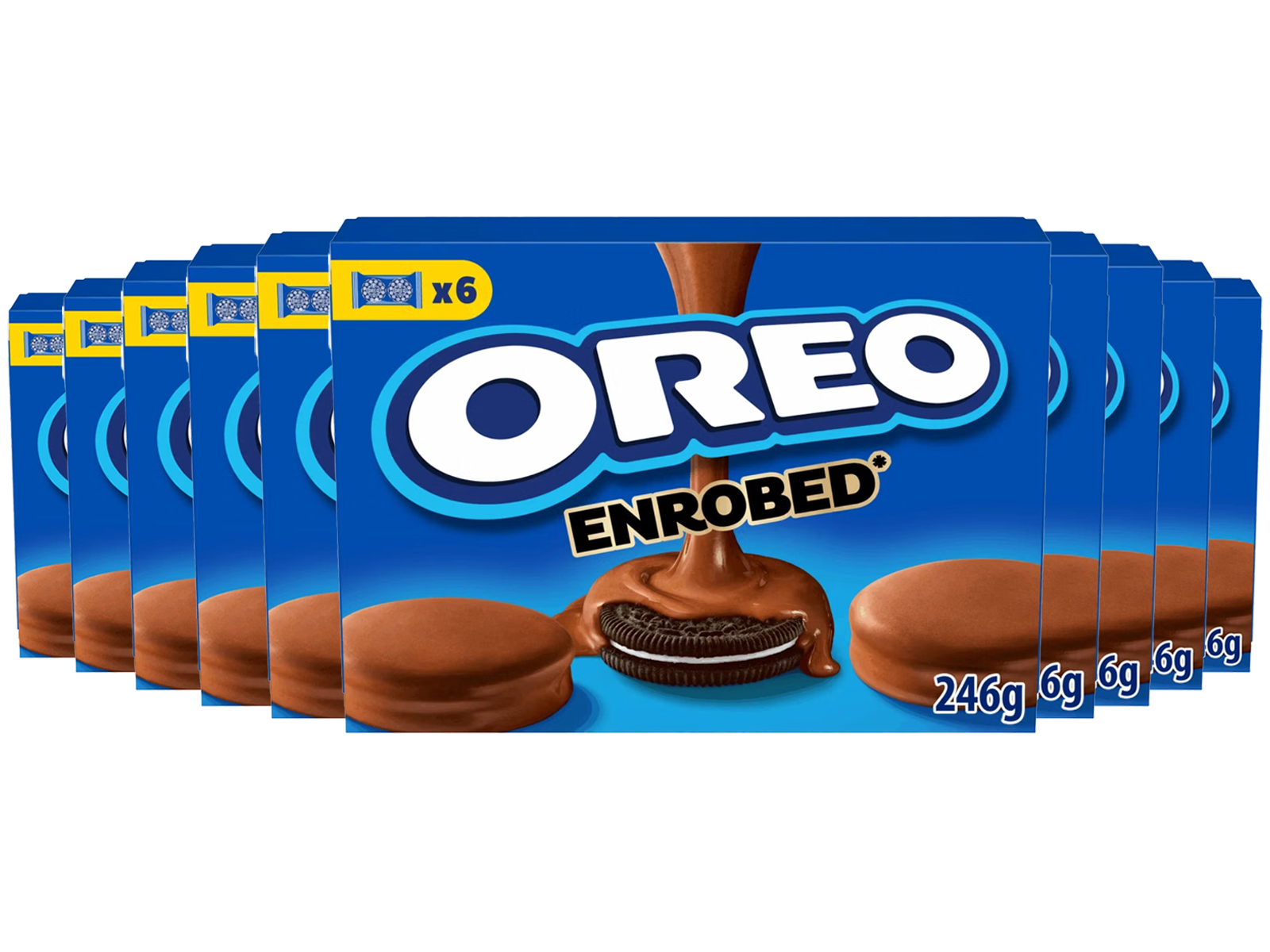 10x Oreo Enrobed Milk Chocolate, 246 g