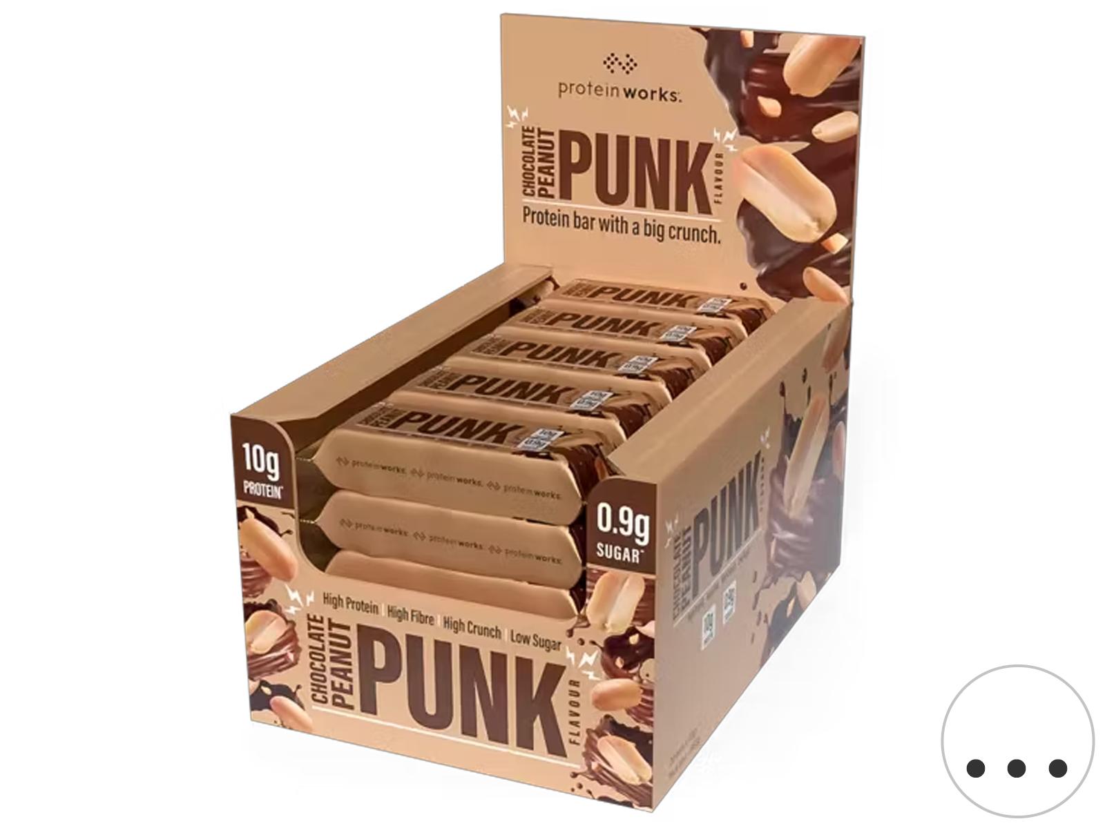 20x Protein Works The Big Little Bar, Chocolate Peanut, 33 g