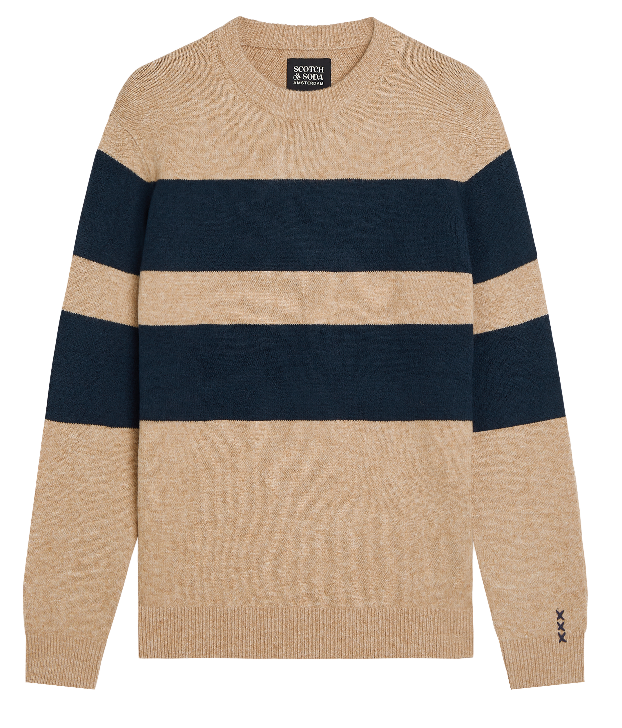 Scotch & Soda Stripe Pullover, Travertine