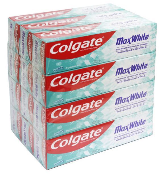 12x Colgate Max White Crystal Mint Zahnpasta