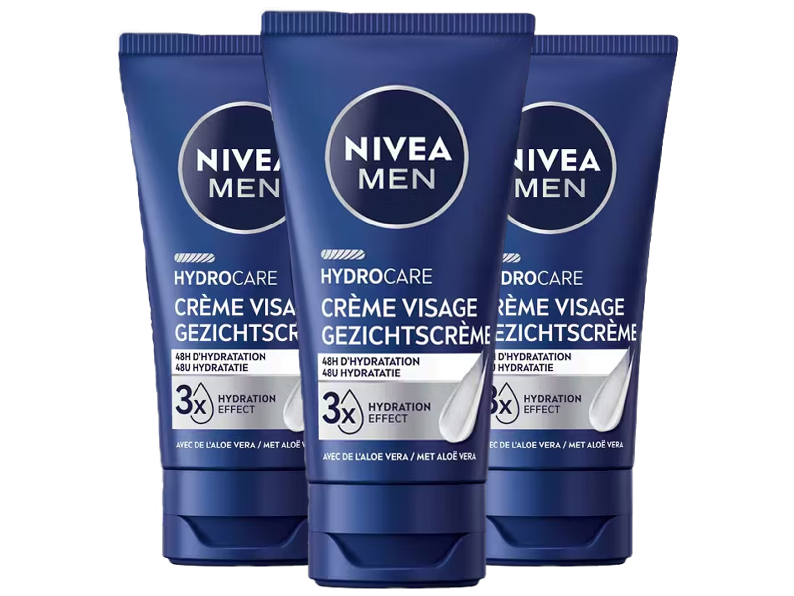 3x Nivea Men Protect & Care Gesichtscreme