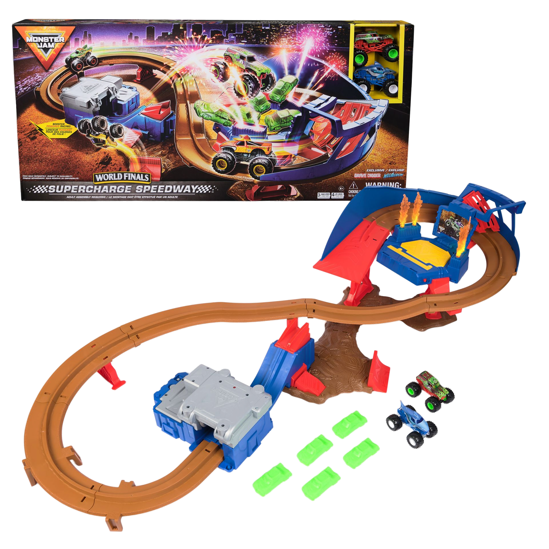 Monster Jam Kit de jeu Supercharge Speedway