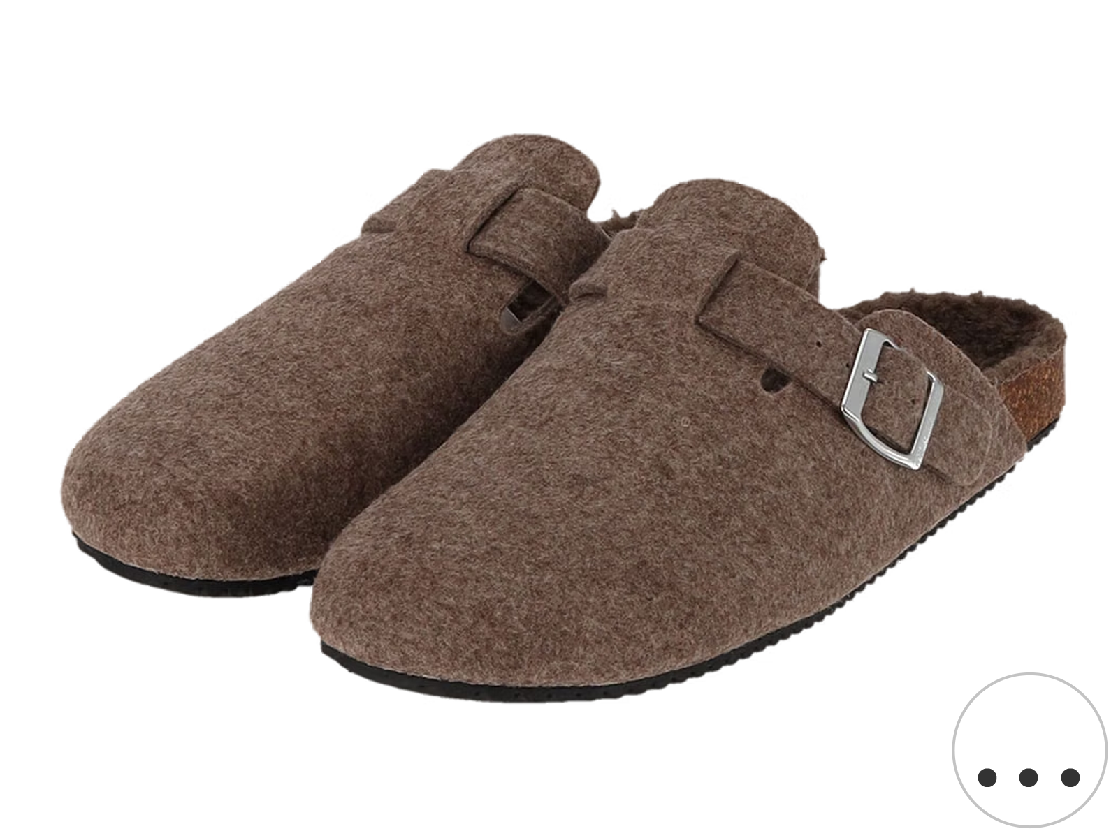 Heat Essentials Herenpantoffels, Vilt & Gesp