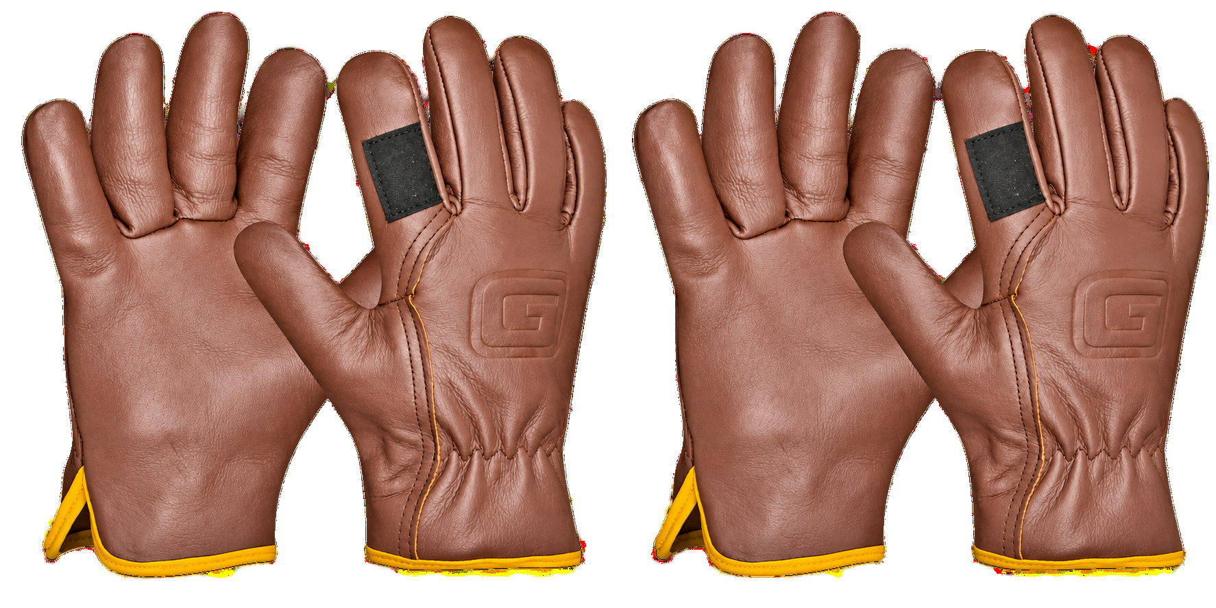 GEBOL Quercus Leren Tuinhandschoenen, 2 paar