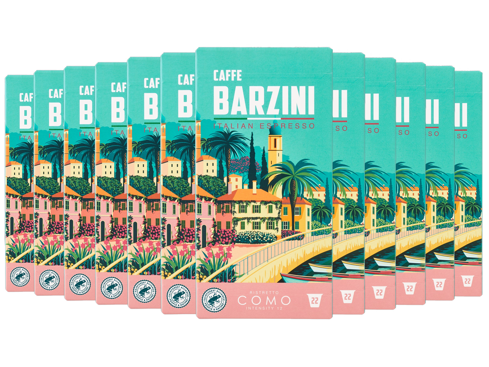 264x Barzini Como Capsules à café