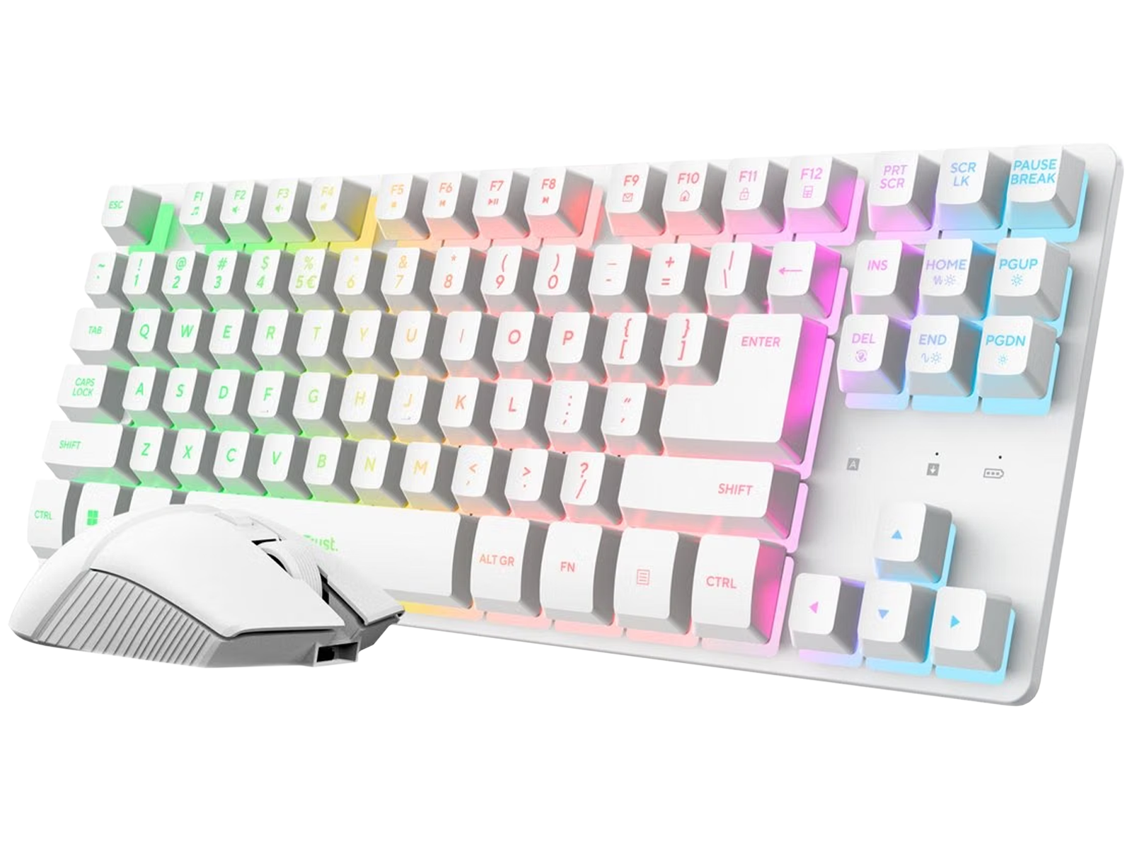 Trust GXT 882 Miami 3-in-1-Gaming-Set, Tastatur, Maus & Mauspad, QWERTY