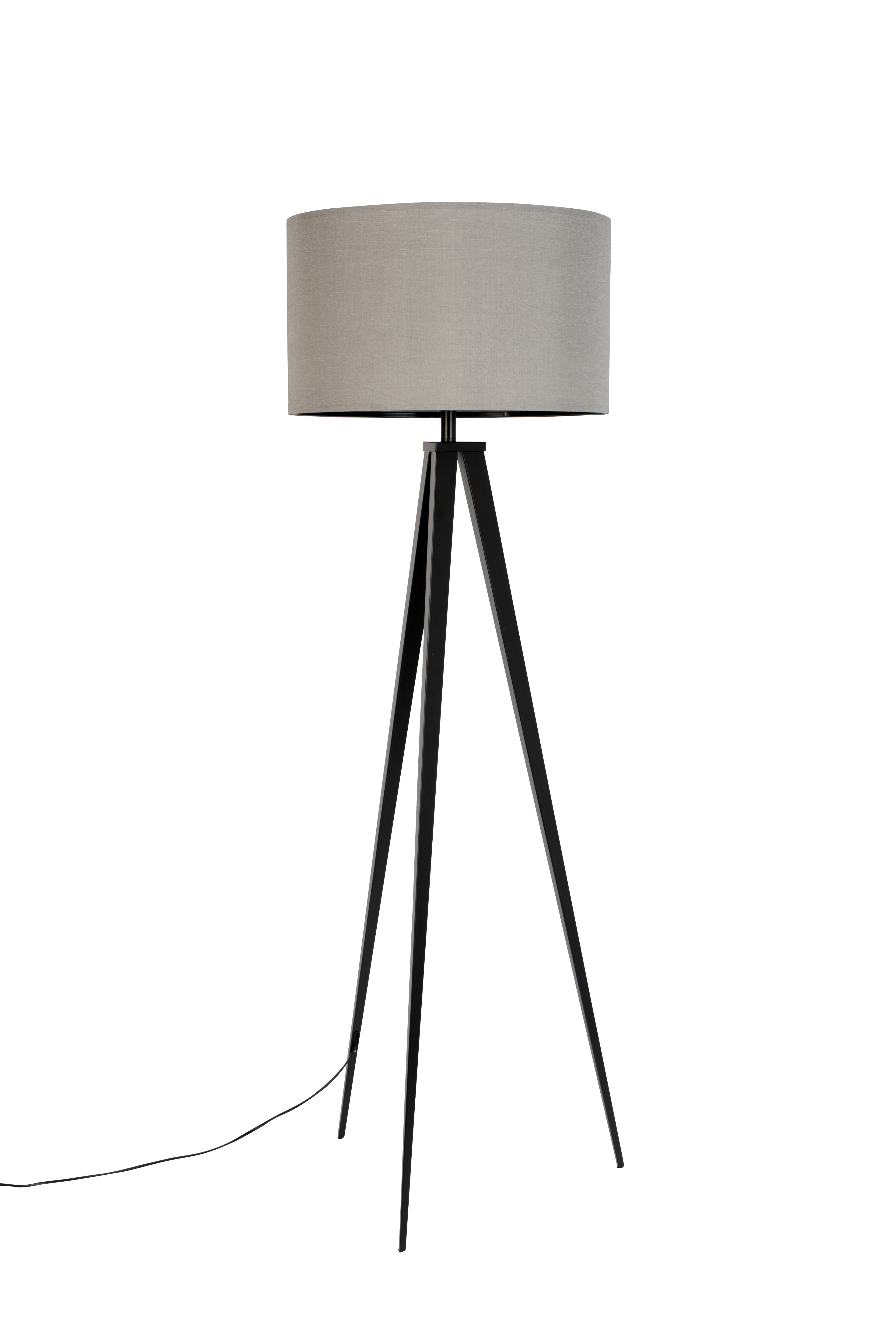 Zuiver Tripod Stehleuchte, Schwarz/Grau