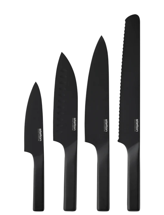 Stelton Pure Black zestaw noży