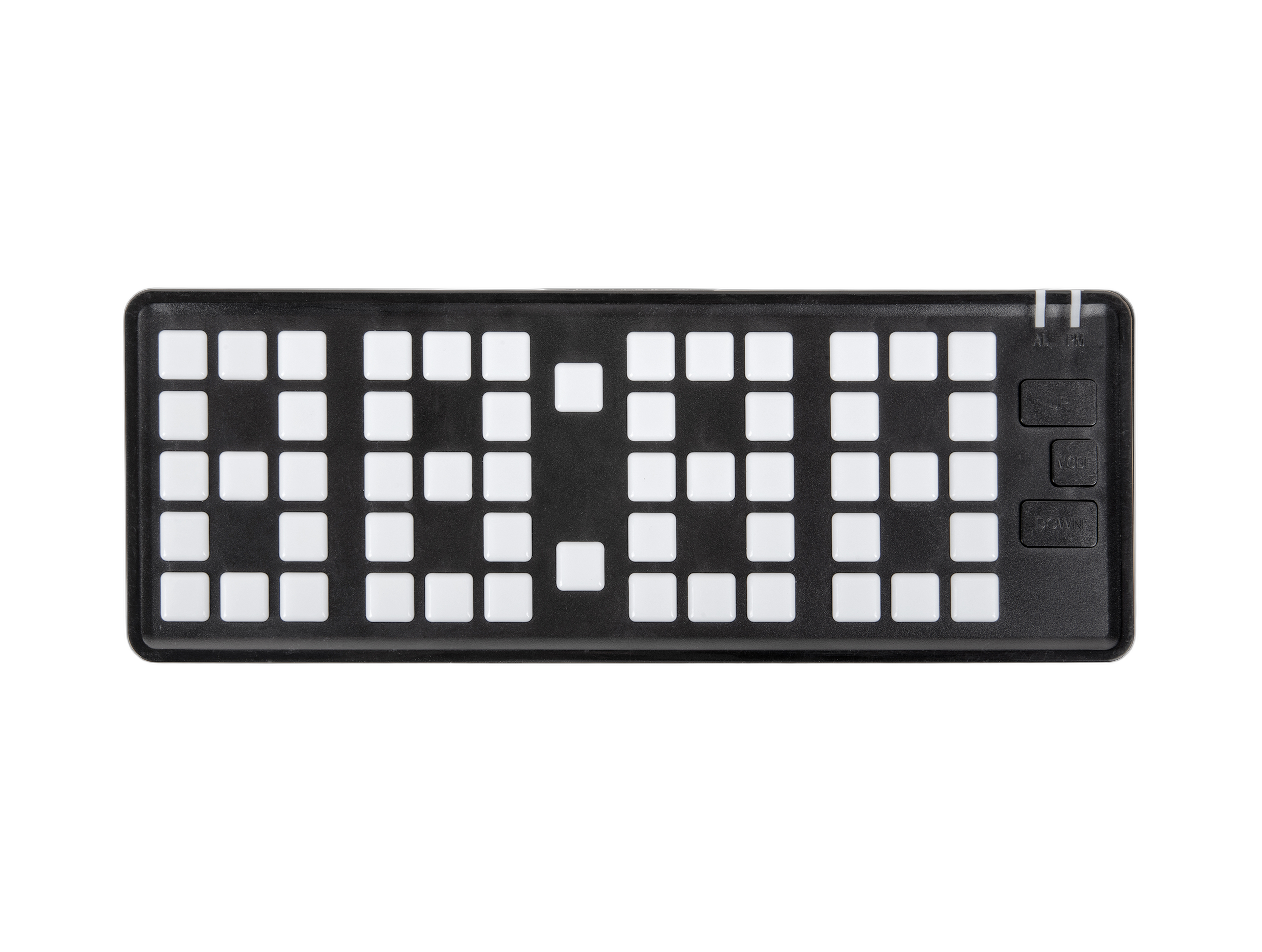 Karlsson Keyboard LED-Wecker, Schwarz