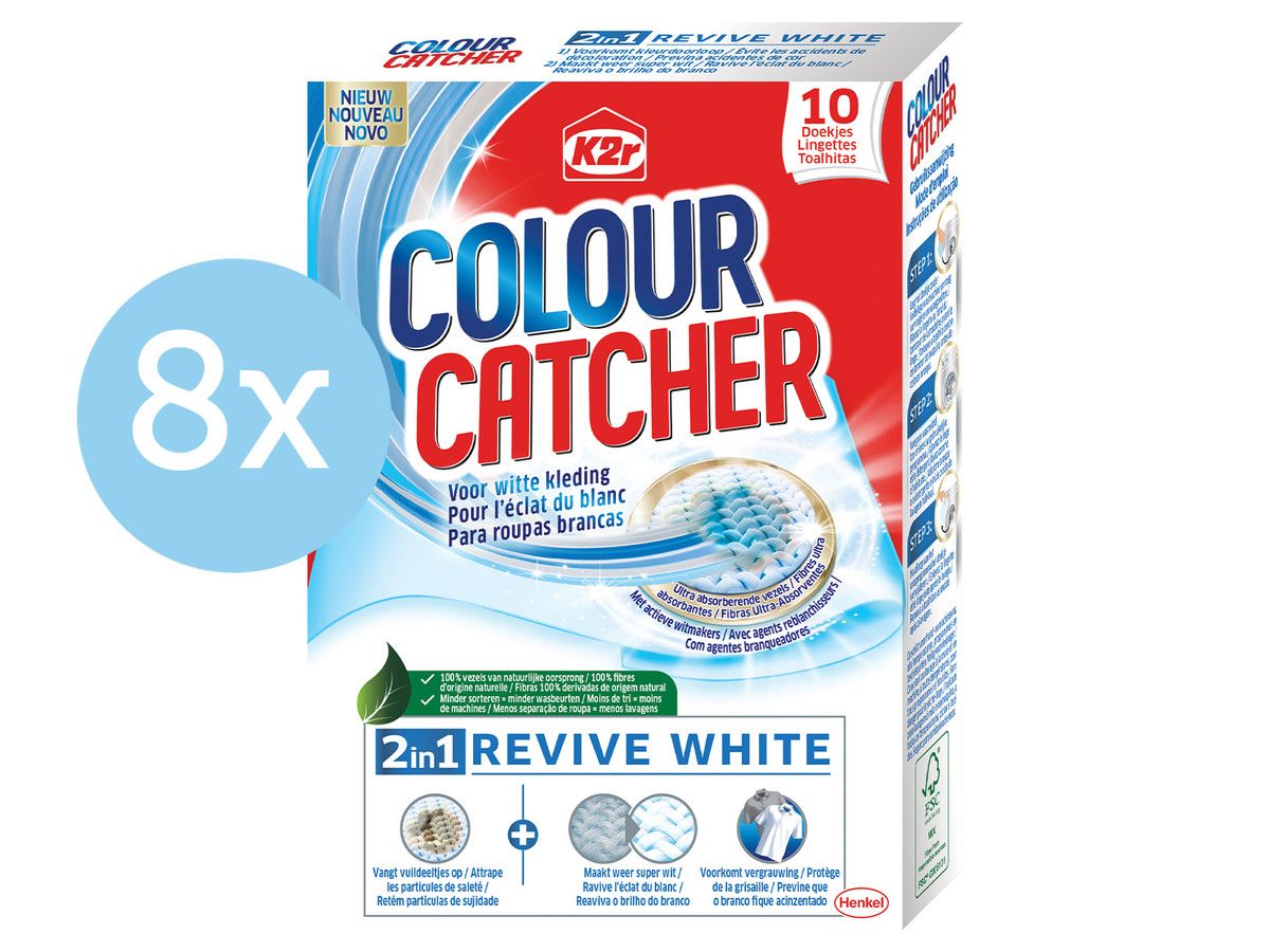 8x-10stuks-k2r-colour-catcher-white