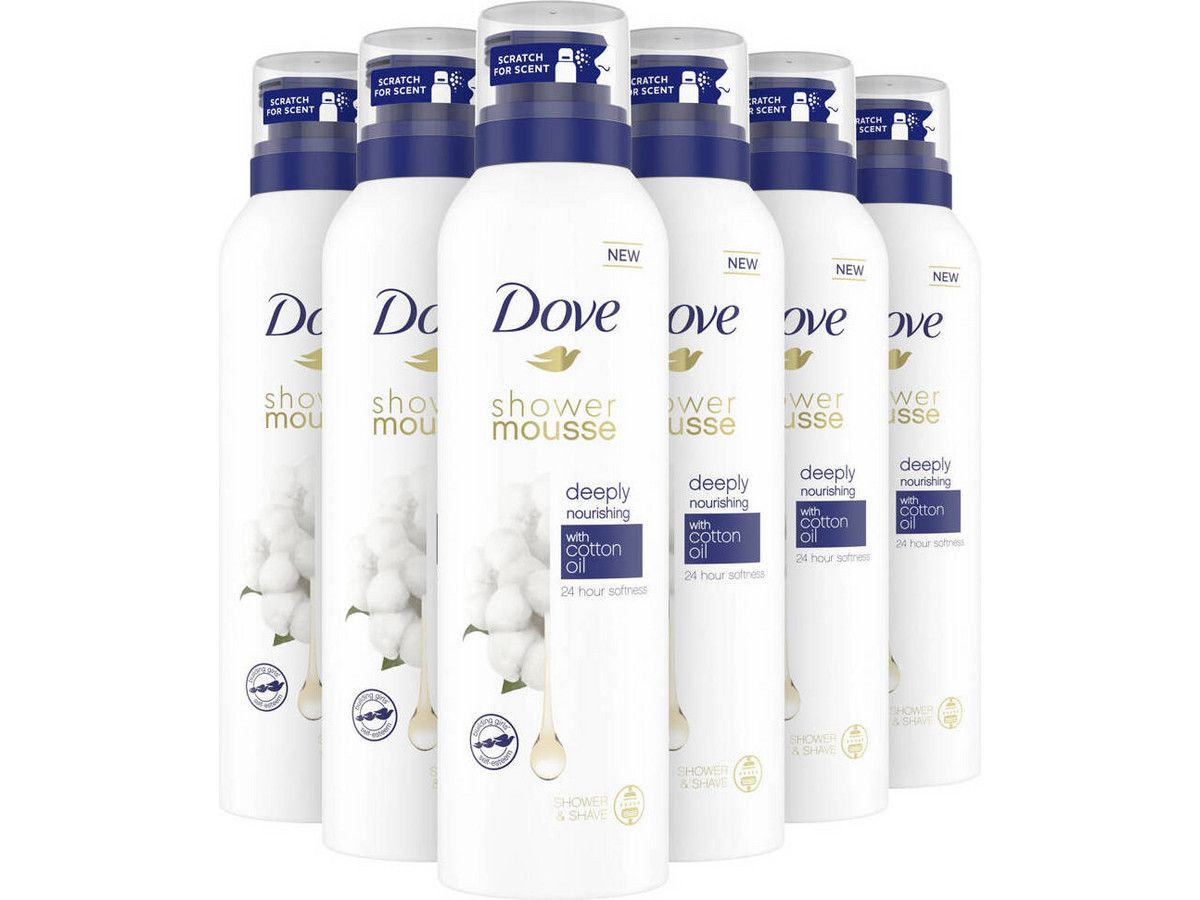 6x-dove-cotton-oil-duschschaum-200-ml