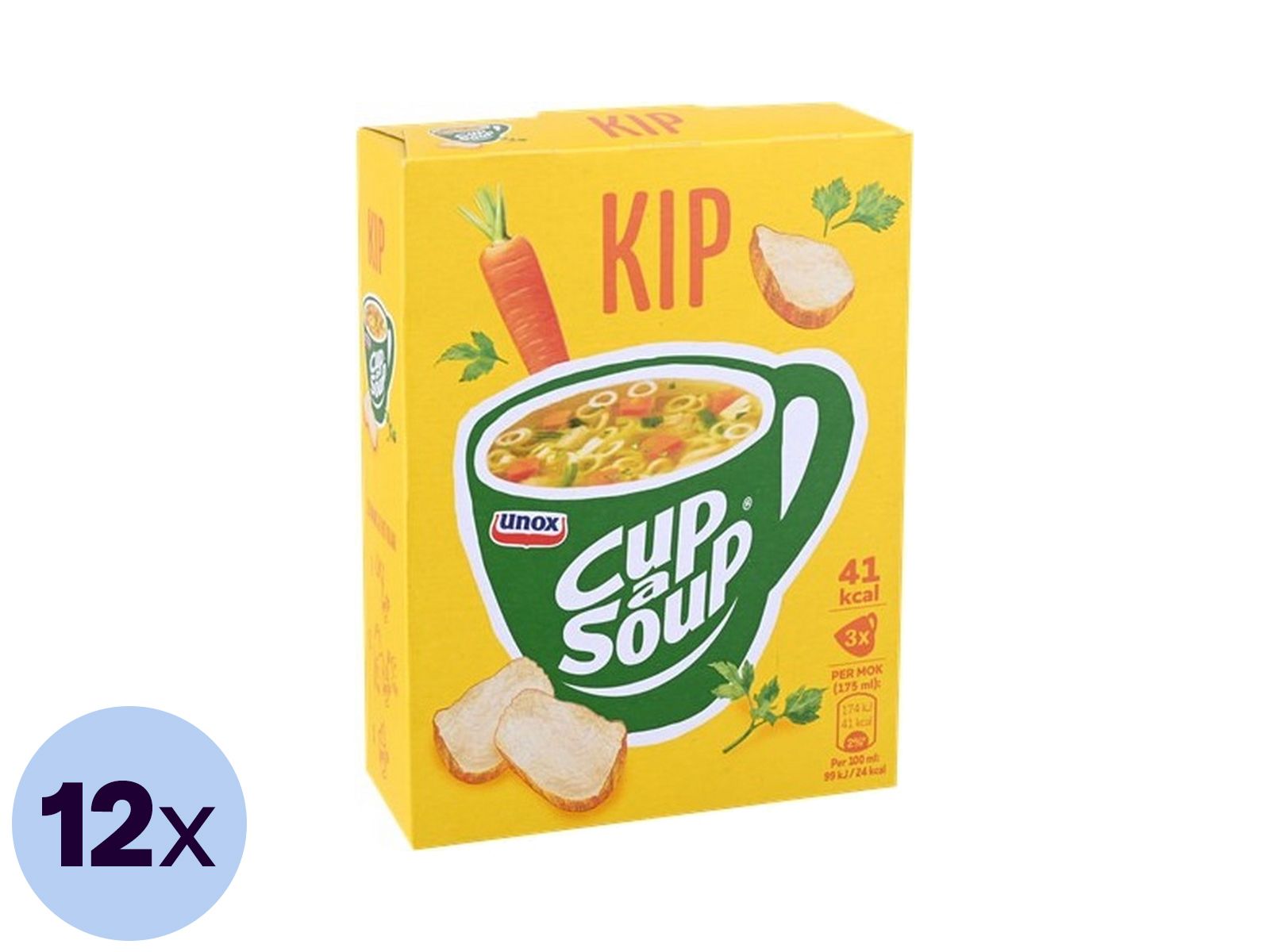 12x-doosje-unox-cup-a-soup-kip-36x-175-ml