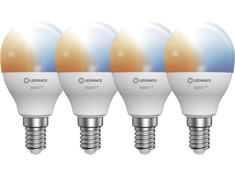 4x Ledvance Smart+ Mini Bulb | 5W | E14 Aanbieding - iBOOD