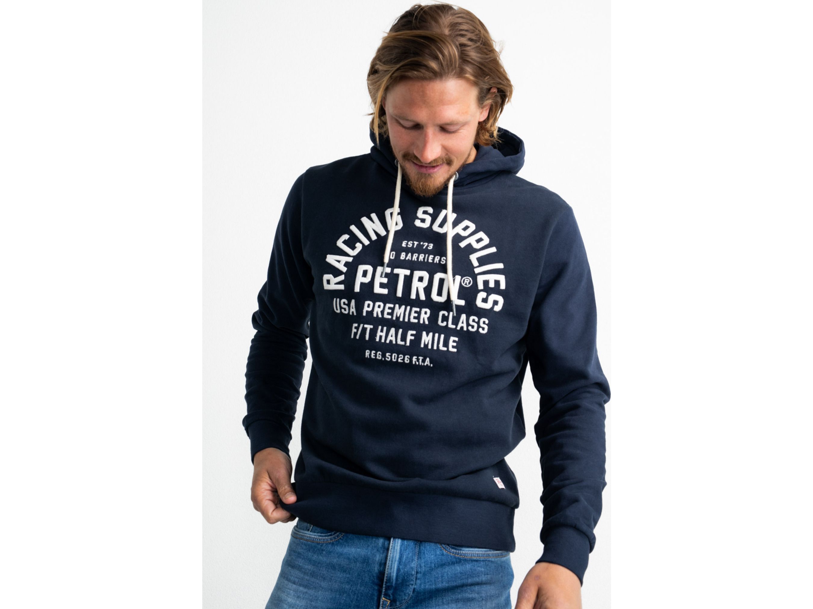 petrol-sportieve-heren-hoodie-met-print
