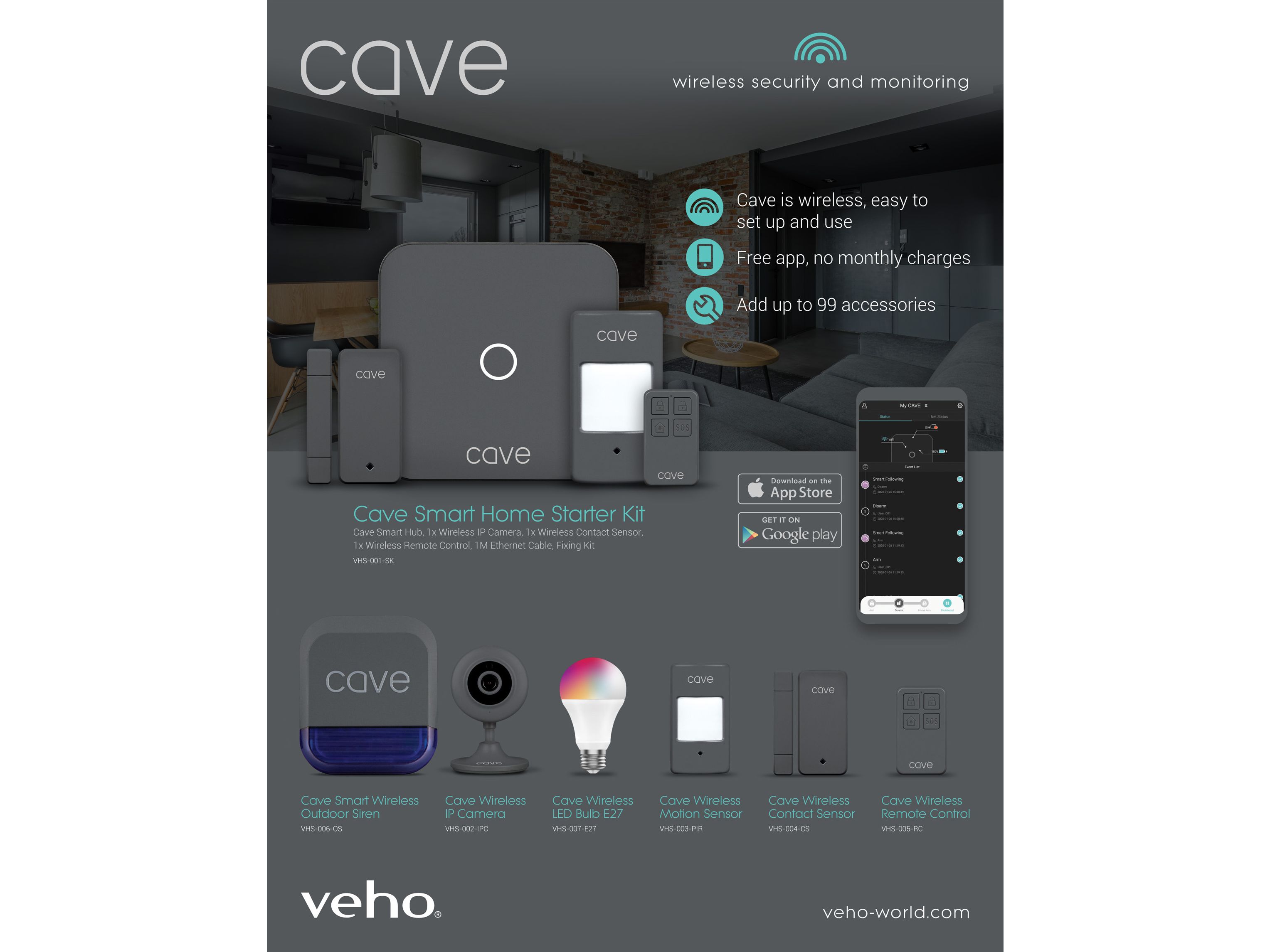 veho-cave-smart-home-security-kit