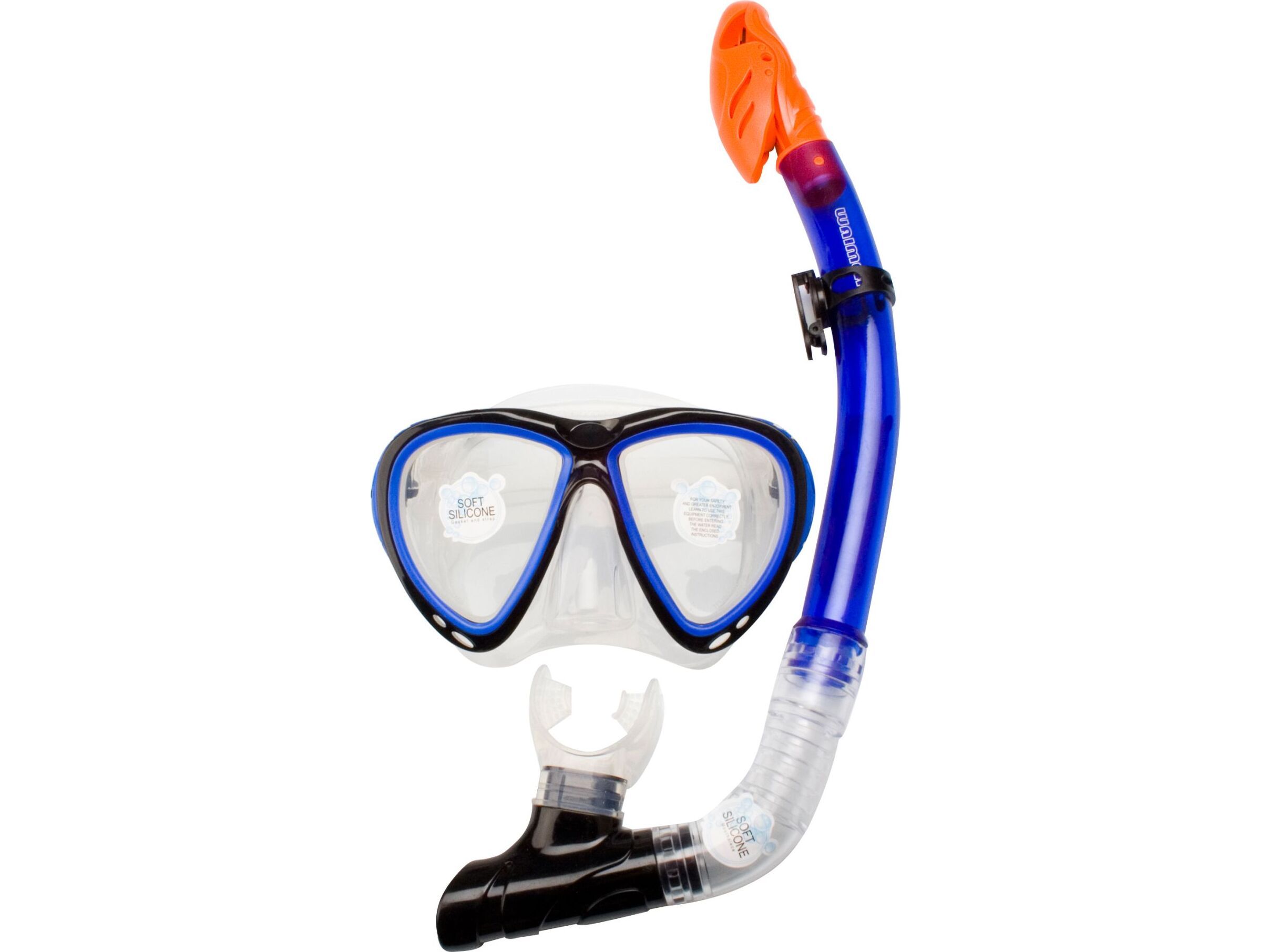 duikmasker-met-silicone-snorkel