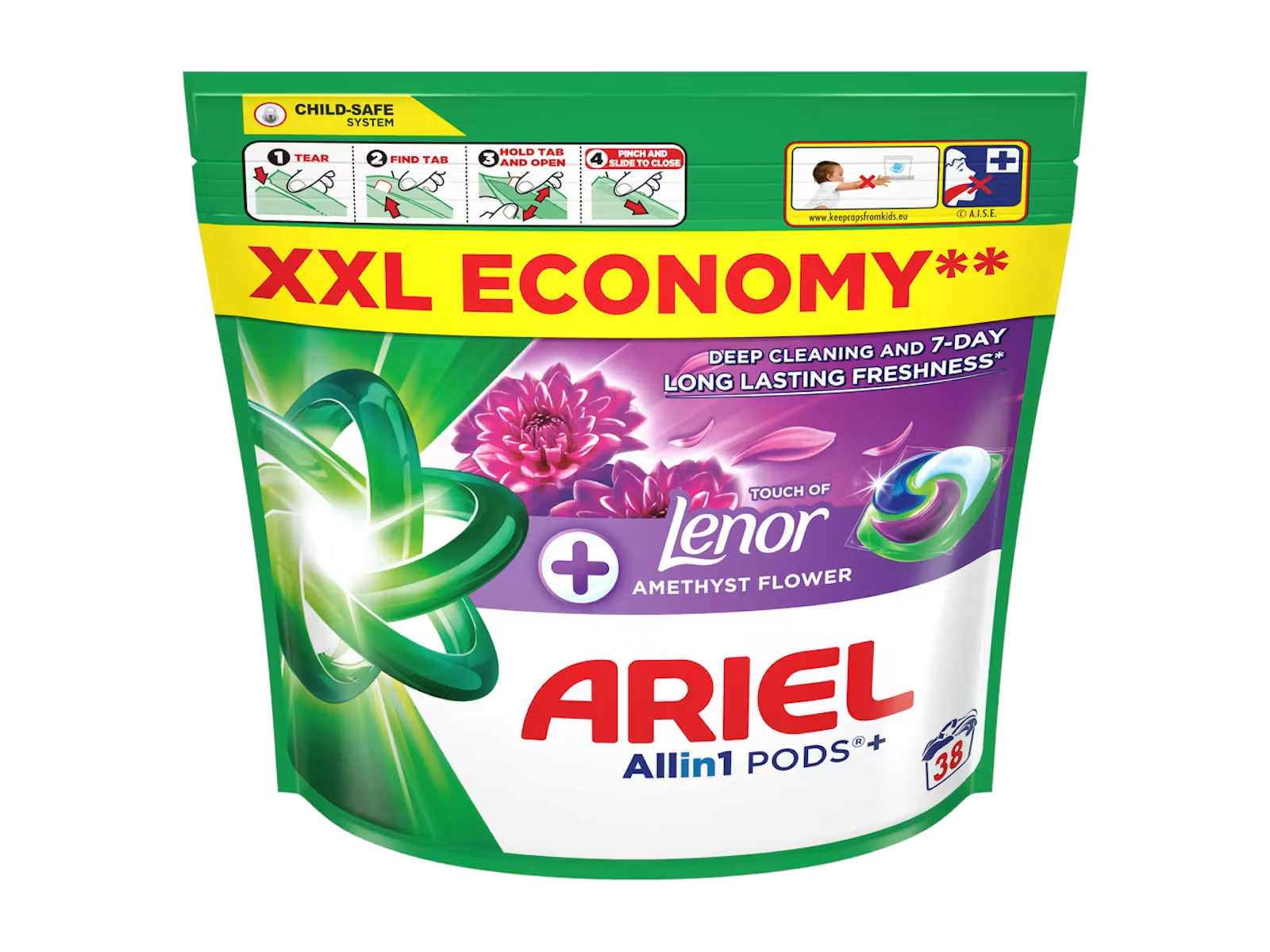 3x-ariel-tabs-touch-of-lenor-amethyst-flower-38ct-114ct-product-0