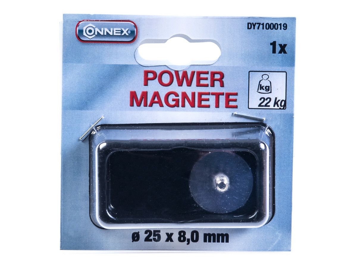 2x-magnes-connex-25-x-8-mm