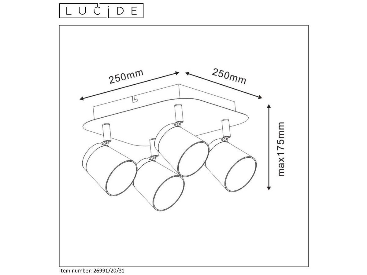reflektor-led-lucide-heloise-4x-5-w