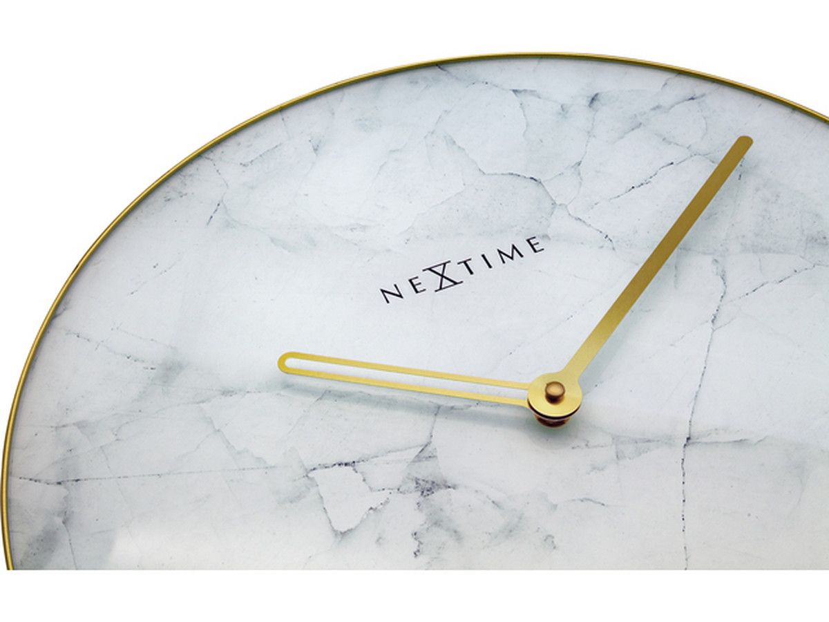 nextime-wanduhr-marble-40-cm