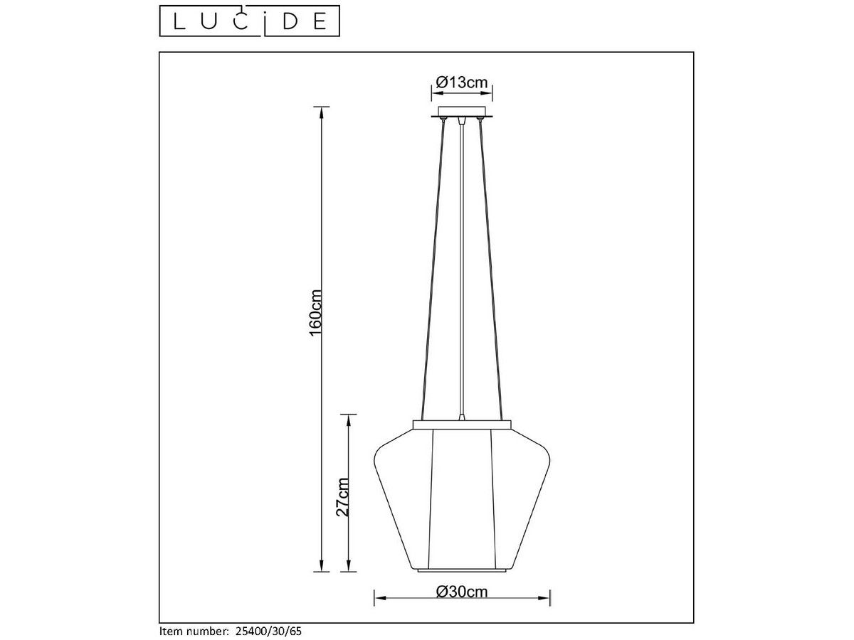 lucide-hanglamp-stain-30-cm-1x-e27
