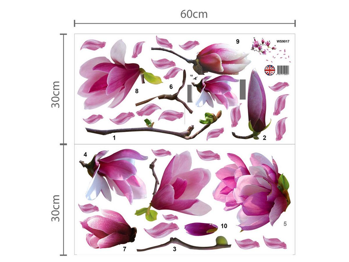 naklejki-magnolia-flower