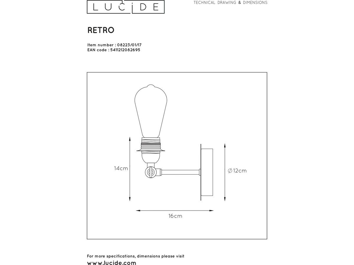 lucide-wandlamp-retro-1x-e27