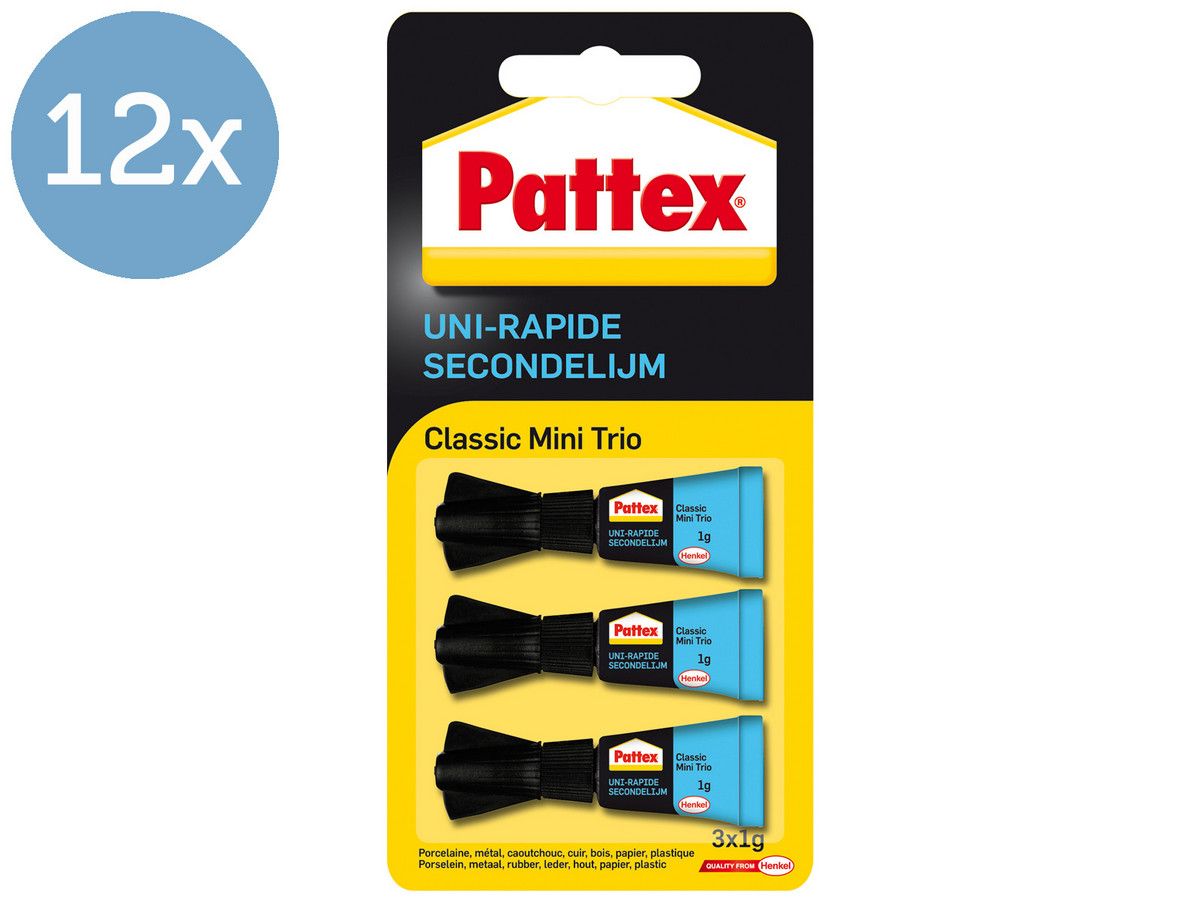 12x-pattex-mini-trio-classic-secondelijm