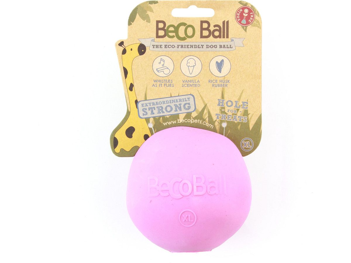 2x-beco-hundeball-pink-grun-85-cm