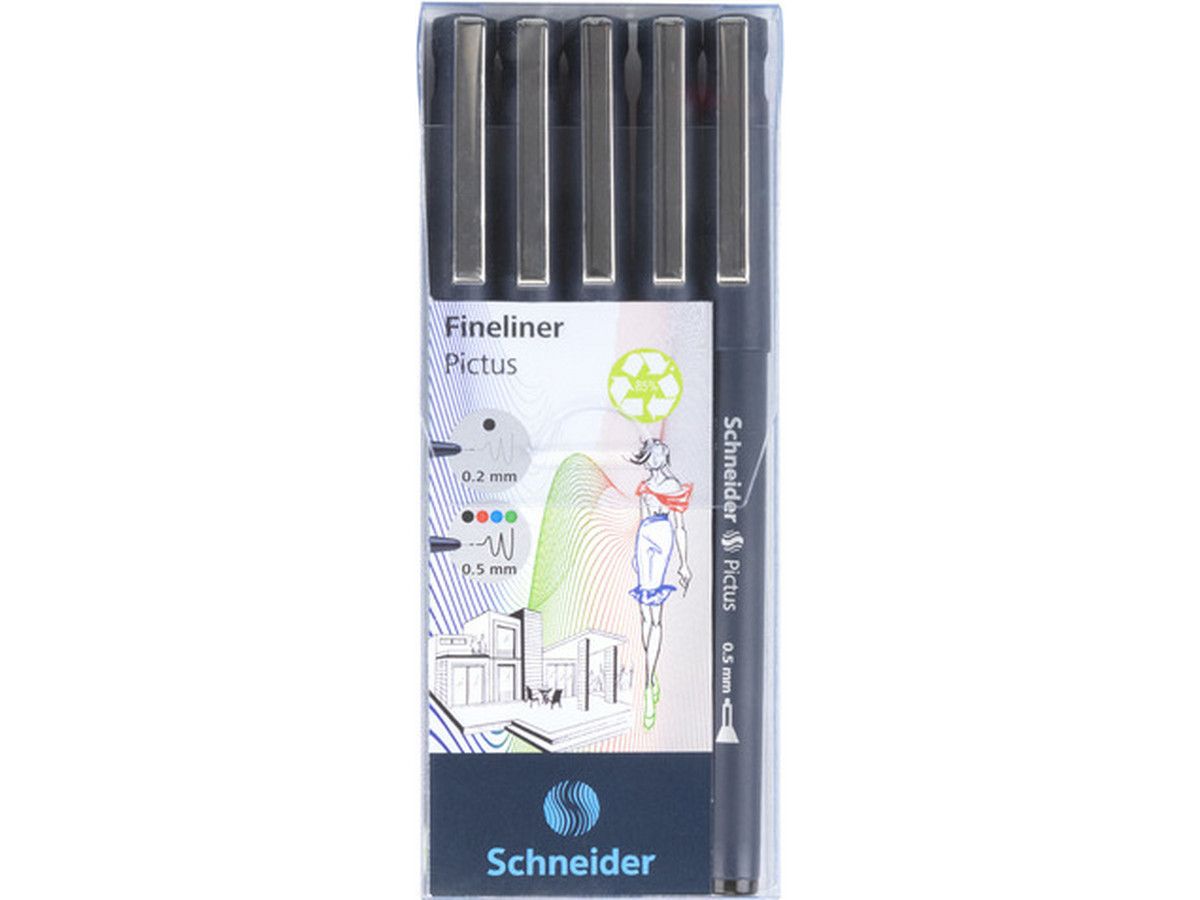 2x-schneider-pictus-fineliner-set