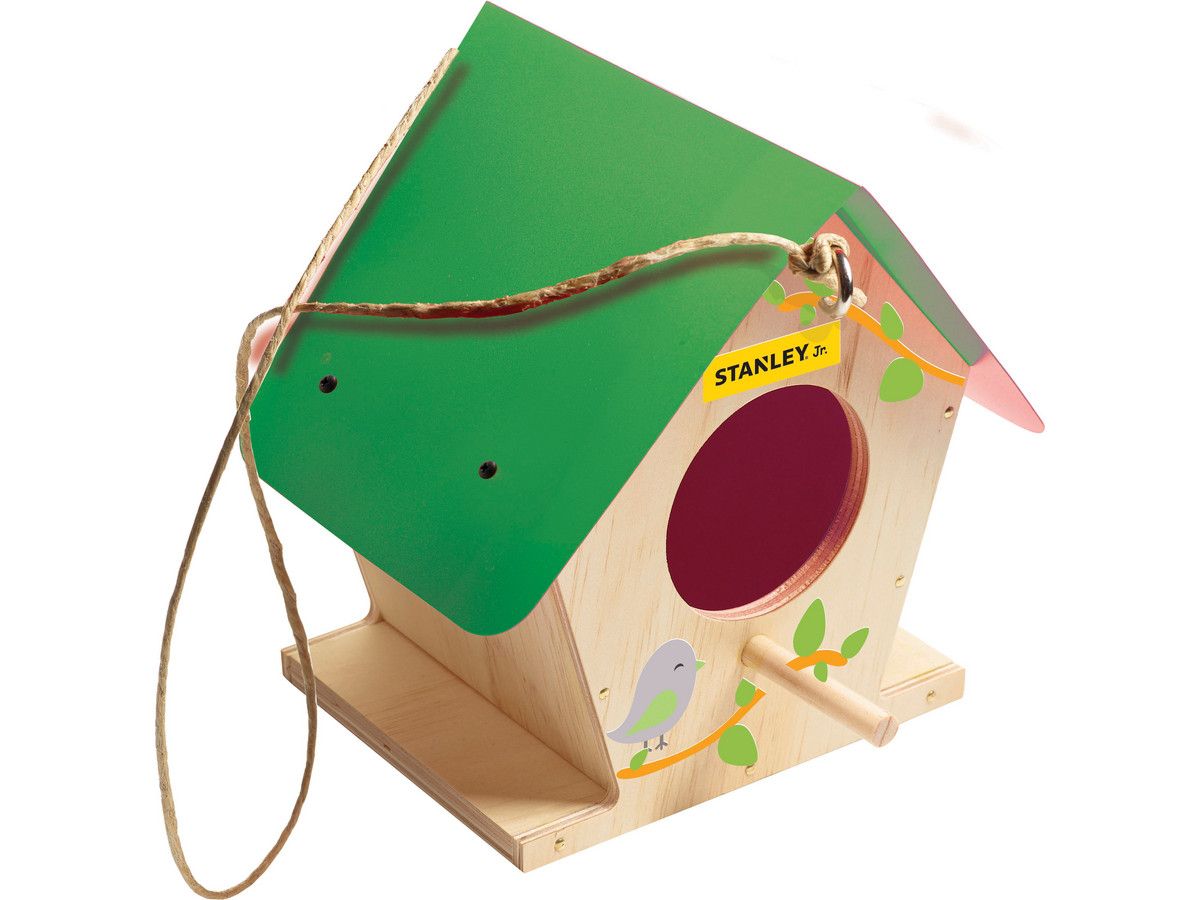 stanley-jr-vogelhuis-bouwpakket-groen