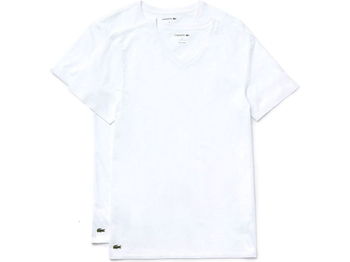 2x-lacoste-t-shirts-ronde-of-v-neck