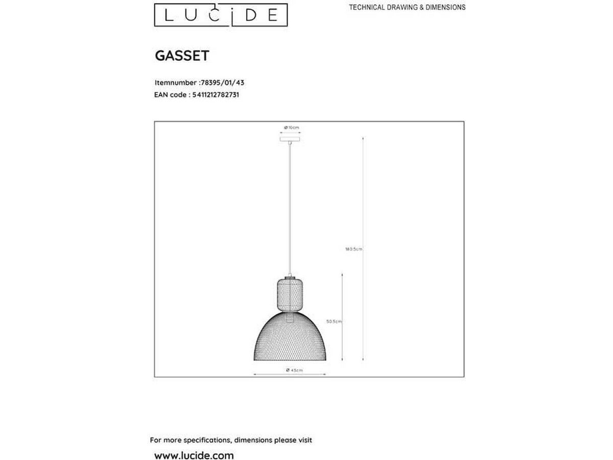 lucide-deckenleuchte-gasset-43-cm
