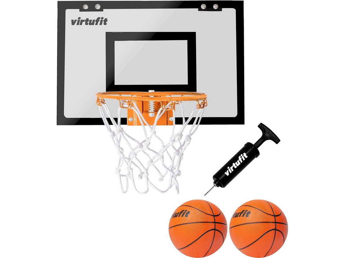 virtufit-basketballbrett-mit-2-ballen-pumpe