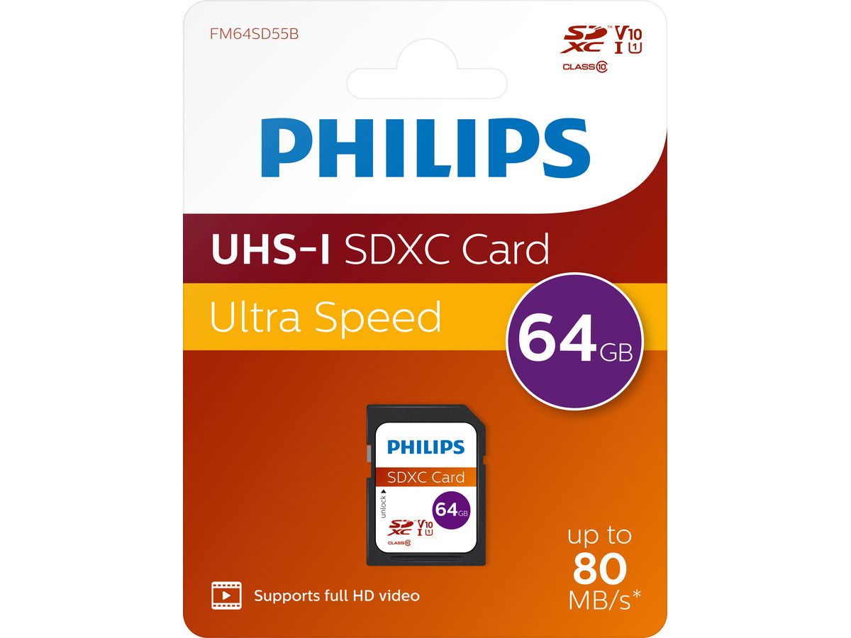2x-philips-64-gb-sdxc-kaart