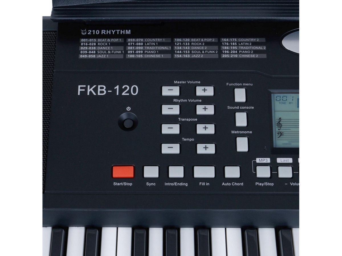 fazley-61-toetsen-keyboard-zwart-fkb120