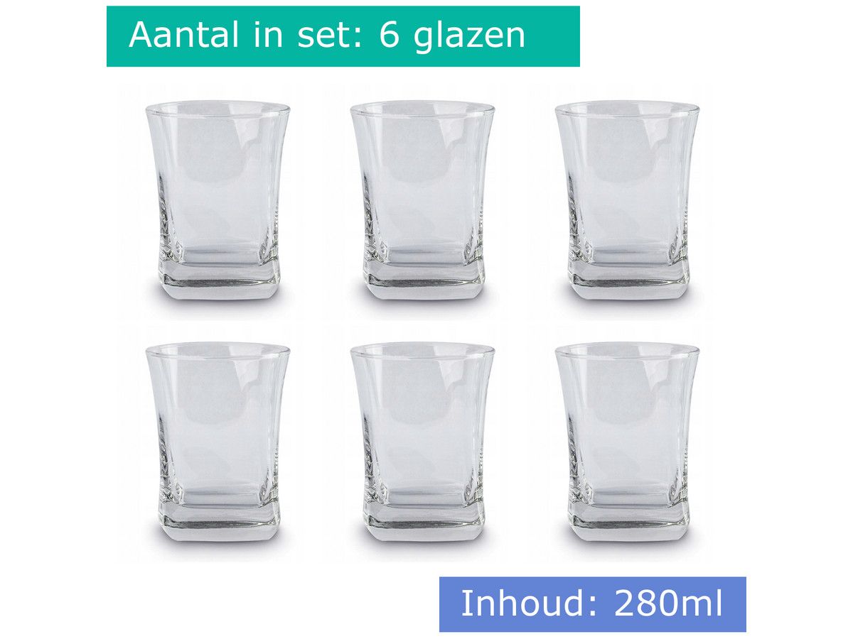 6x-luxe-waterglas-280-ml