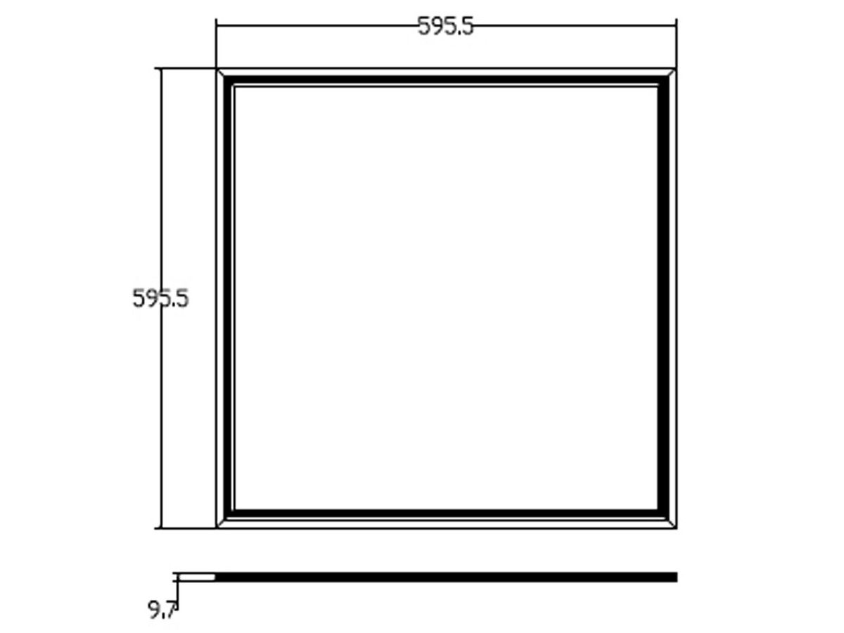 lumiform-led-panel-600-mm-50-w