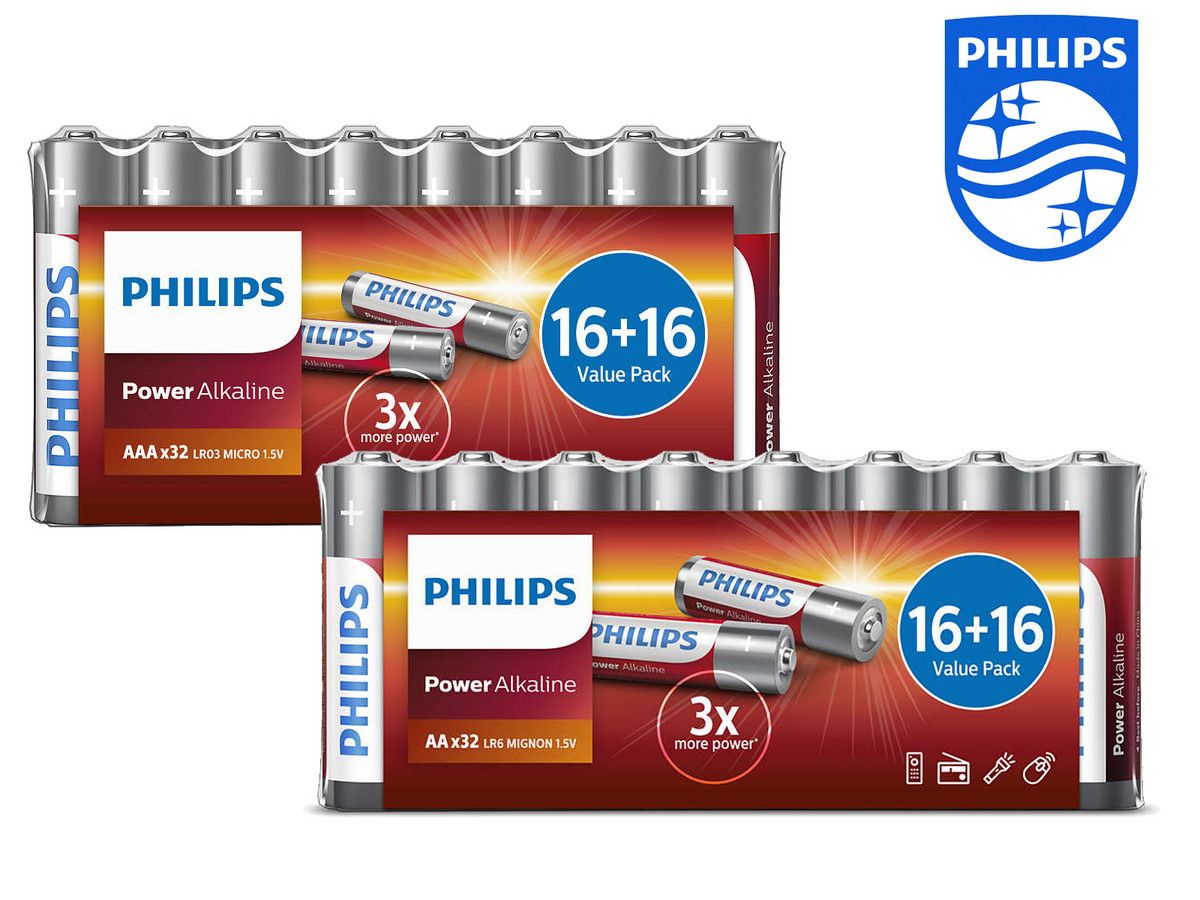32x-philips-alkaline-batterij