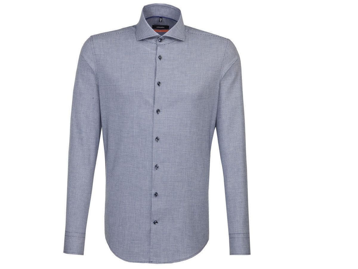 overhemd-greyblue-slim-fit