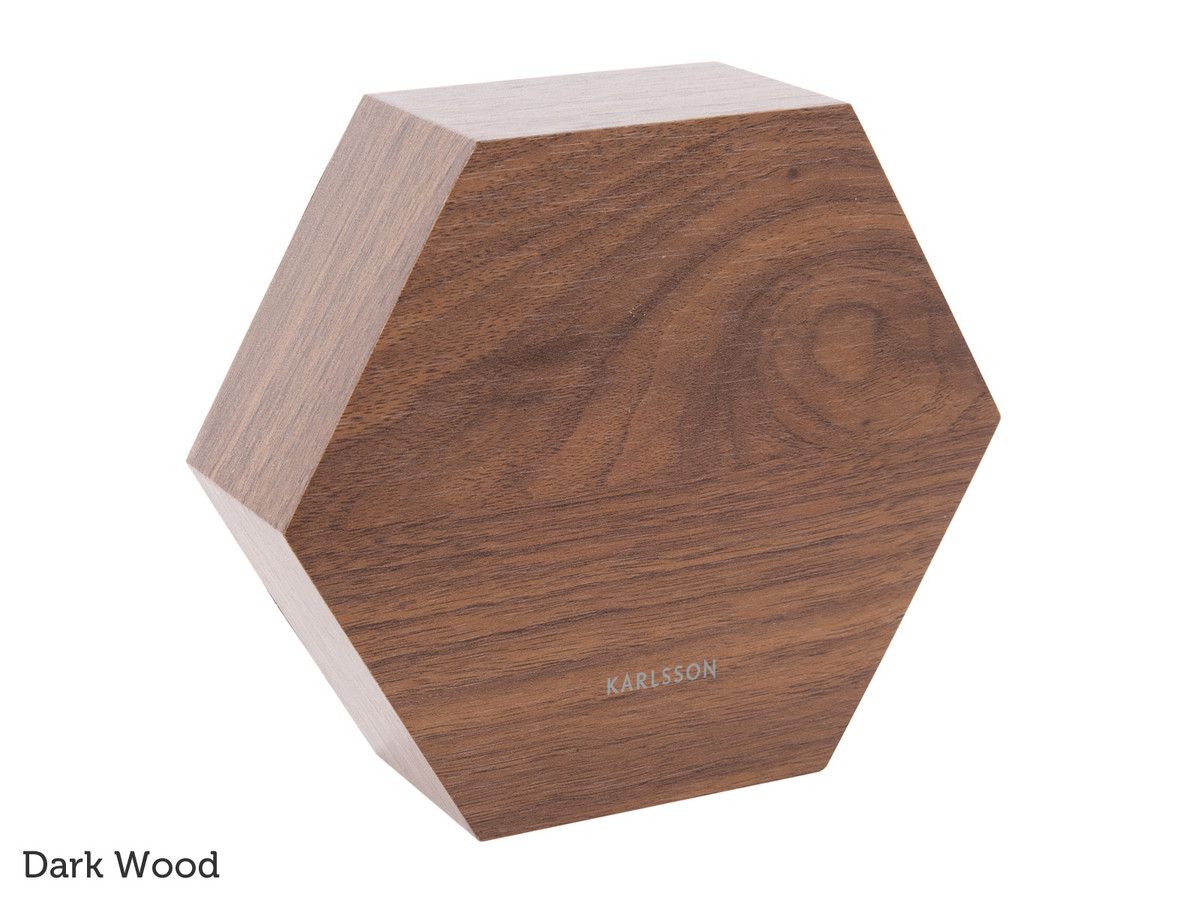 karlsson-hexagon-alarmklok-hout