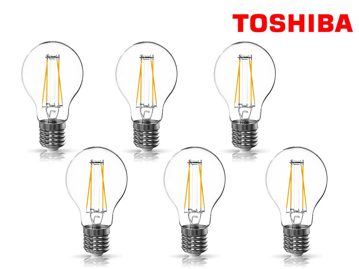 6x-toshiba-dimbare-led-lamp