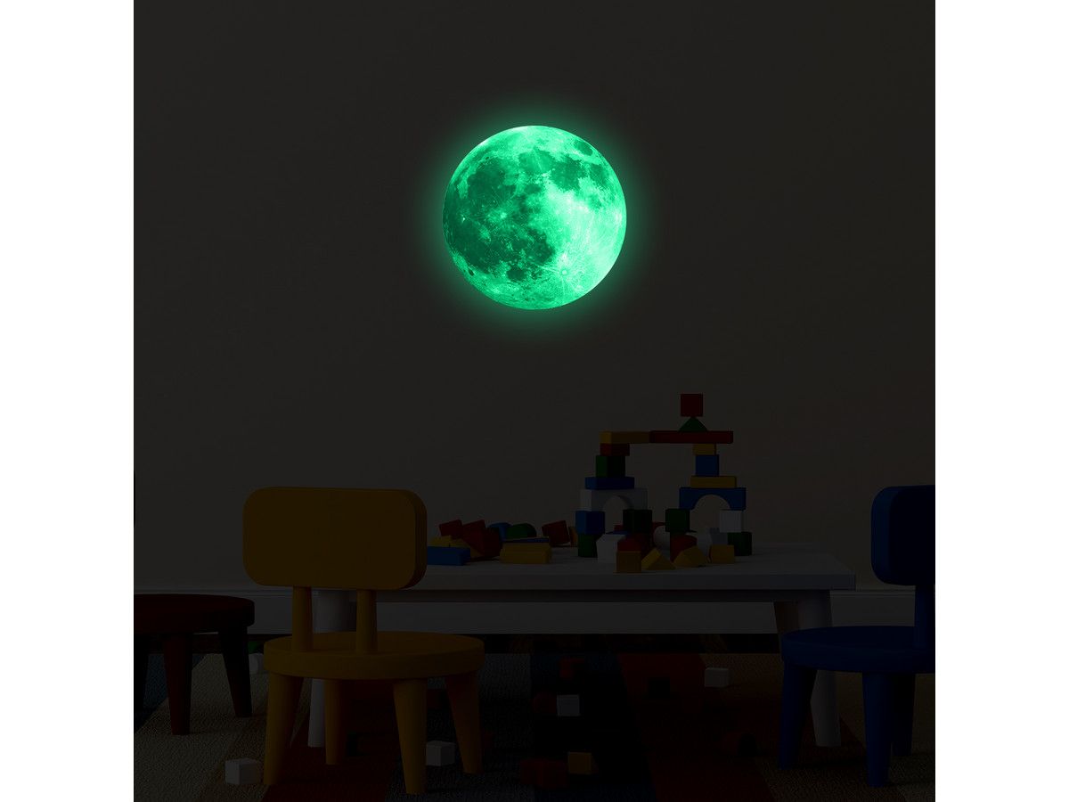walplus-muursticker-dark-moon-glow