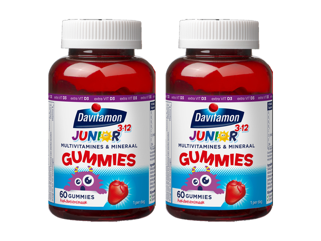 iBood 2x 60 Davitamon Junior Gummies Multivitamine aanbieding