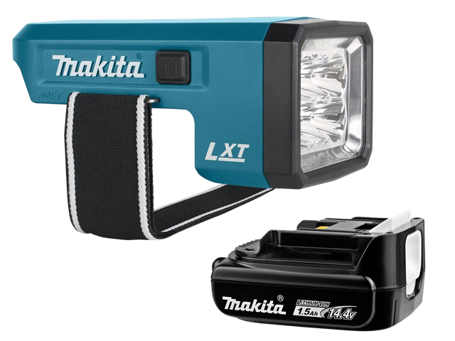 iBood Makita 14,4 V LED Lantaarn | STEXBML146 | 1.5 Ah Accu | BL1415N aanbieding
