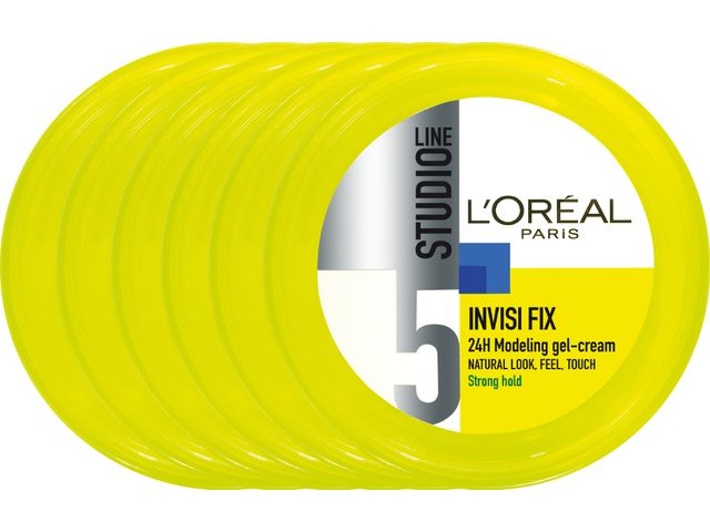 iBood 6x L'Oréal Studio Line Invisi Fix 24H Strong Hold Gel | 150 ml aanbieding